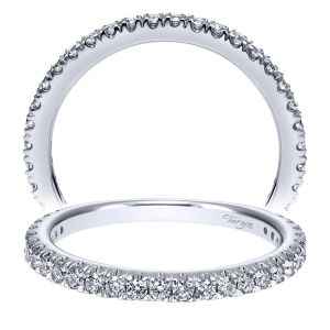 Taryn 18 Karat White Gold Straight Wedding Band TW11997R6W83JJ