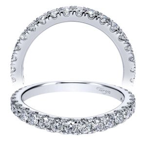 Taryn 18 Karat White Gold Curved Wedding Band TW11998R6W83JJ