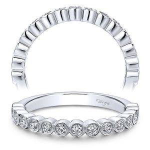 Taryn 14 Karat White Gold Matching Straight Wedding Band TW12194R4W44JJ