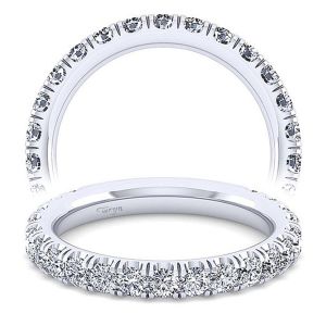 Taryn 14 Karat White Gold Matching Straight Wedding Band TW13651C12W44JJ