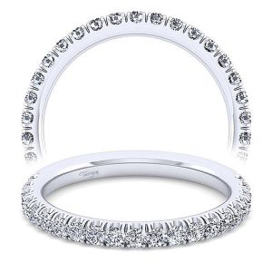 Taryn 14 Karat White Gold Matching Straight Wedding Band TW13904M4W44JJ