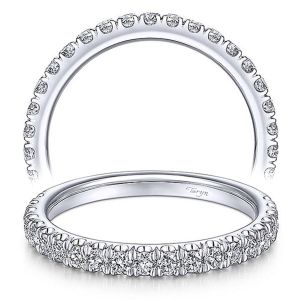 Taryn 14 Karat White Gold Matching Straight Wedding Band TW13904R4W44JJ