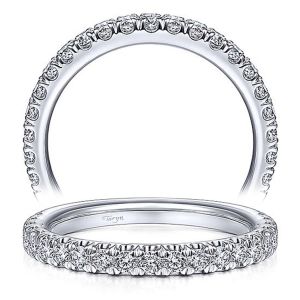 Taryn 14 Karat White Gold Matching Straight Wedding Band TW13904S4W44JJ