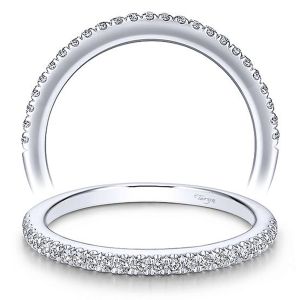 Taryn 14 Karat White Gold Matching Straight Wedding Band TW14050R4W44JJ