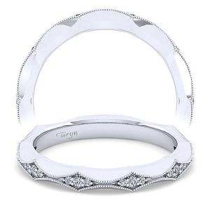 Taryn 14 Karat White Gold Matching Wedding Band TW14427S4W44JJ