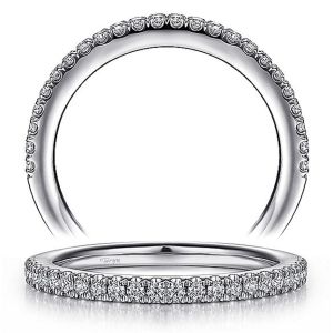 Taryn 14 Karat White Gold Matching Straight Wedding Band TW15544R4W44JJ