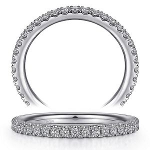 Taryn 14 Karat White Gold Matching Straight Wedding Band TW15545R4W44JJ