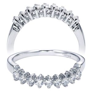 Taryn 14 Karat White Gold Matching Curved Wedding Band TW2751W44JJ