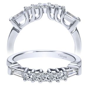 Taryn 14 Karat White Gold Curved Wedding Band TW3693W44JJ