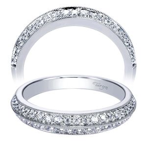 Taryn 14 Karat White Gold Straight Wedding Band TW3879W44JJ