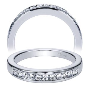 Taryn 14 Karat White Gold Straight Wedding Band TW3882W44JJ