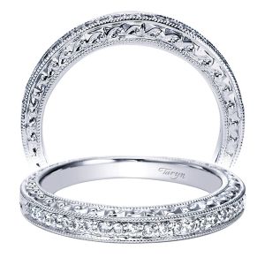 Taryn 14 Karat White Gold Matching Straight Wedding Band TW3893W44JJ