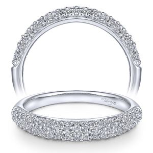 Taryn 14 Karat White Gold Straight Wedding Band TW3905W44JJ