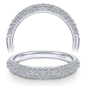 Taryn 14 Karat White Gold Straight Wedding Band TW3905W44JJ