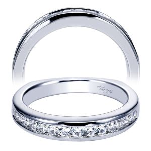 Taryn 14 Karat White Gold Straight Wedding Band TW3963W44JJ