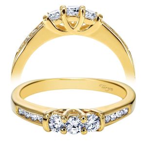 Taryn 14 Karat Yellow Gold Straight Wedding Band TW3967Y44JJ