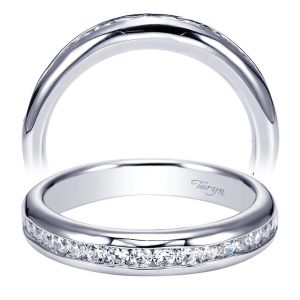 Taryn 14 Karat White Gold Straight Wedding Band TW3987W44JJ