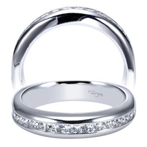 Taryn 14 Karat White Gold Straight Wedding Band TW4185W44JJ