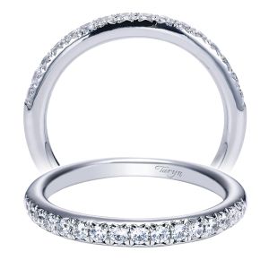 Taryn 14 Karat White Gold Straight Wedding Band TW4223W44JJ