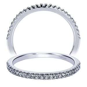 Taryn 14 Karat White Gold Straight Wedding Band TW4252W44JJ