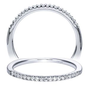 Taryn 14 Karat White Gold Straight Wedding Band TW4261W44JJ