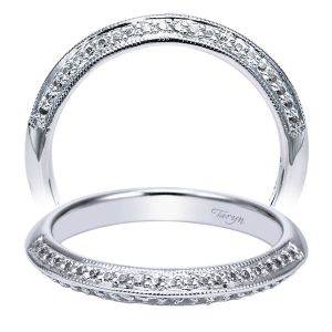 Taryn 14 Karat White Gold Straight Wedding Band TW4271W44JJ