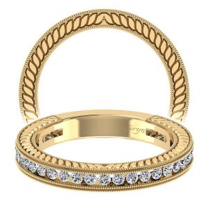 Taryn 14 Karat Yellow Gold Straight Wedding Band TW4312Y44JJ