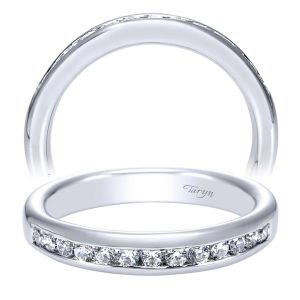 Taryn 14 Karat White Gold Matching Straight Wedding Band TW4314W44JJ