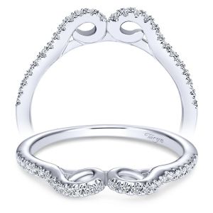 Taryn 14 Karat White Gold Curved Matching Wedding Band TW5332W44JJ
