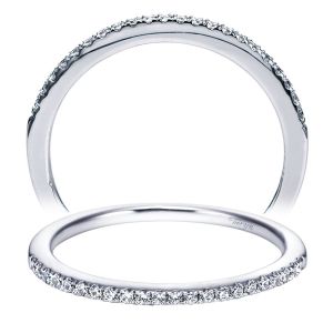 Taryn 14 Karat White Gold Straight Wedding Band TW5334W44JJ