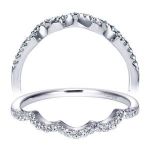 Taryn 14 Karat White Gold Curved Wedding Band TW5338W44JJ