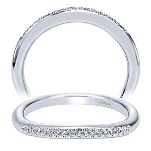 Taryn 14 Karat White Gold Matching Curved Wedding Band TW5408W44JJ