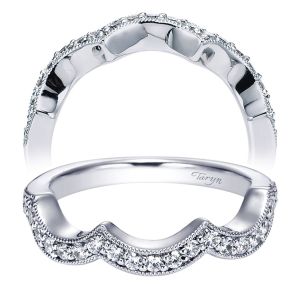 Taryn 14 Karat White Gold Matching Curved Wedding Band TW5476W44JJ