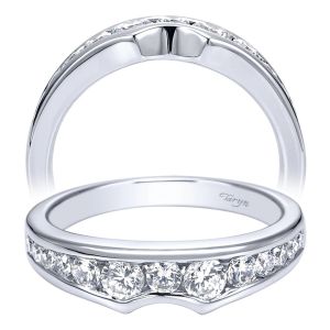 Taryn 14 Karat White Gold Curved Wedding Band TW5534W44JJ