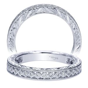 Taryn 14 Karat White Gold Matching Straight Wedding Band TW5658W44JJ