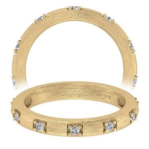 Taryn 14 Karat Yellow Gold Straight Wedding Band TW5668Y44JJ