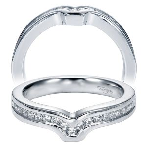 Taryn 14 Karat White Gold Matching Curved Wedding Band TW5683W44JJ