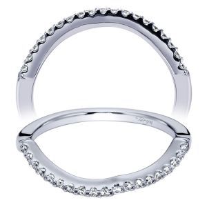 Taryn 14 Karat White Gold Matching Curved Wedding Band TW5721W44JJ