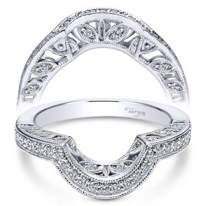 Taryn 14 Karat White Gold Curved Wedding Band TW5854W44JJ