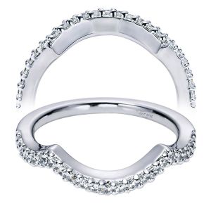 Taryn 14 Karat White Gold Curved Wedding Band TW5887W44JJ