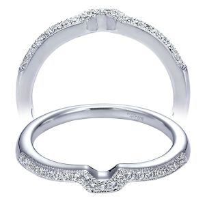 Taryn 14 Karat White Gold Curved Wedding Band TW6031W44JJ