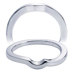 Taryn 14 Karat White Gold Straight Wedding Band TW6056W4JJJ