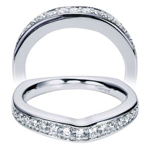 Taryn 14 Karat White Gold Curved Wedding Band TW6085W44JJ