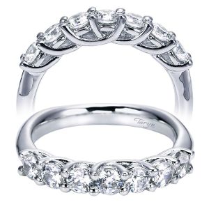 Taryn 14 Karat White Gold Straight Wedding Band TW6176W44JJ