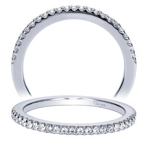 Taryn 14 Karat White Gold Matching Straight Wedding Band TW6418W44JJ