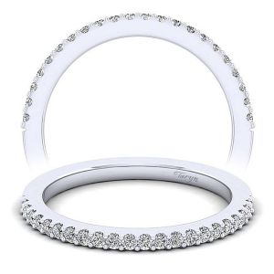 Taryn 14 Karat White Gold Matching Straight Wedding Band TW6419E4W44JJ