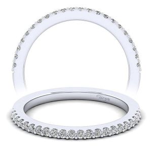 Taryn 14 Karat White Gold Matching Straight Wedding Band TW6419E4W44JJ