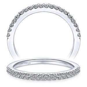 Taryn 14 Karat White Gold Matching Straight Wedding Band TW6420W44JJ