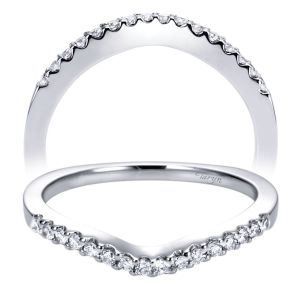 Taryn 14 Karat White Gold Matching Curved Wedding Band TW6544W44JJ