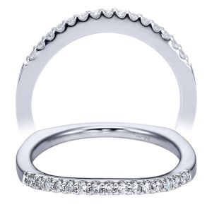 Taryn 14 Karat White Gold Straight Wedding Band TW6560W44JJ